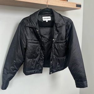 Steve Madden Cropped Black Jacket